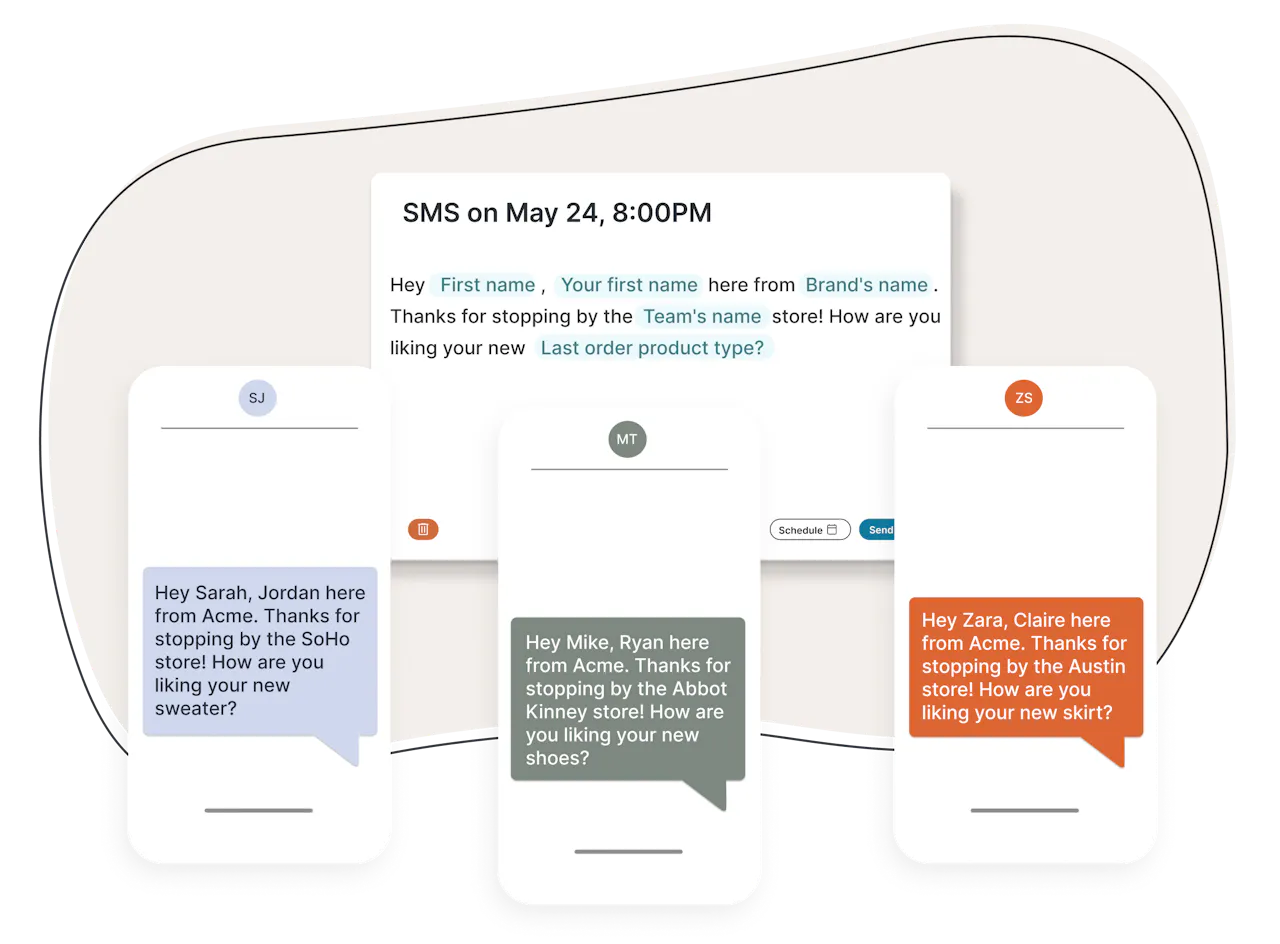 Automated SMS and email campaigns from Endear